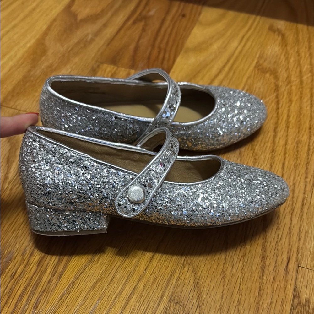 J crew sparkle Mary Jane’s
